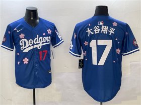 Men\'s Los Angeles Dodgers #17 Shohei Ohtani Royal 2025 Tokyo Series Limited Stitched Baseball Jersey Cheap