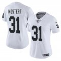 Women's Las Vegas Raiders #31 Raheem Mostert White 2025 Vapor Football Stitched Jersey(Run Small) Cheap