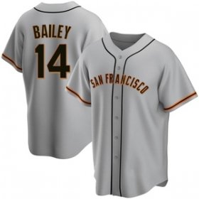 Cheap Men\'s San Francisco Giants #14 Patrick Bailey Gray Cool Base Stitched Baseball Jersey