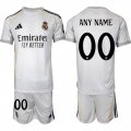 Cheap Men's Real Madrid Custom 25-26 White Home Soccer Jersey Suit
