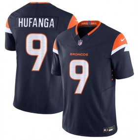 Men\'s Denver Broncos #9 Talanoa Hufanga Navy 2025 F.U.S.E. Alternate Vapor Limited Football Stitched Jersey Cheap