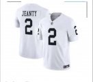 Cheap Mens Las Vegas Raiders #2 Ashton Jeanty White 2025 F.U.S.E. Vapor Stitched Football Jersey