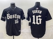 Men's Boston Red Sox #16 Jarren Duran Black Gothic Vapor Limited Stitched Baseball Jersey Cheap