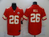 Wholesale Cheap Men's Kansas City Chiefs #26 LeVeon Bell Red 2020 Vapor Untouchable Stitched NFL Nike Limited Jersey
