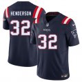 Cheap Men's New England Patriots #32 TreVeyon Henderson Navy 2025 F.U.S.E. Vapor Limited Football Stitched Jersey