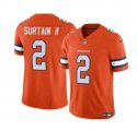 Wholesale Cheap Men's Denver Broncos #2 Pat Surtain II Orange 2023 F.U.S.E. Vapor Untouchable Football Stitched Jersey