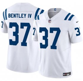 Men\'s Indianapolis Colts #37 Ulysses Bentley IV White 2025 F.U.S.E. Vapor Limited Football Stitched Jersey