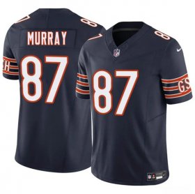 Men\'s Chicago Bears #87 Jordan Murray Navy 2025 F.U.S.E. Vapor Football Stitched Jersey Cheap