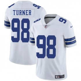 Men\'s Dallas Cowboys #98 Payton Turner White 2025 Vapor Untouchable Limited Football Stitched Jersey Cheap