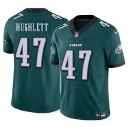 Cheap Men's Philadelphia Eagles #47 Charley Hughlett Green 2025 New F.U.S.E. Vapor Untouchable Limited Football Stitched Jersey