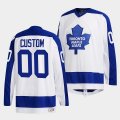 Cheap Men's Toronto Maple Leafs Custom White Classics Primary Logo Stitched Jersey