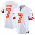 Cheap Men's Tampa Bay Buccaneers #7 Bucky Irving White 2025 F.U.S.E. Vapor Limited Football Stitched Jersey