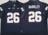 Cheap Men's Penn State Nittany Lions #26 Saquon Barkley Navy 2024 F.U.S.E. Stitched Jersey