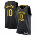 Cheap Men's Golden State Warriors #10 Jimmy Bulter III Black 2025 Statement Edition Stitched Basketball Jersey