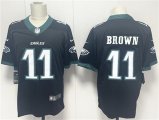 Men's Philadelphia Eagles #11 A.J. Brown Black 2024 New Vapor Untouchable Limited Football Stitched Jersey Cheap Wholesale