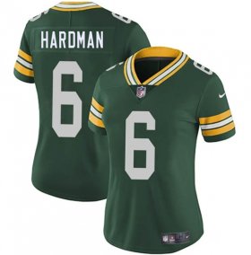 Women\'s Green Bay Packers #6 Mecole Hardman Green 2025 Vapor Untouchable Limited Football Stitched Jersey(Run Small) Cheap