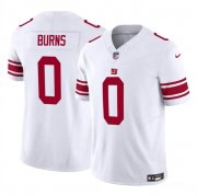 Cheap Men's New York Giants #0 Brian Burns White 2023 F.U.S.E. Vapor Untouchable Limited Football Stitched Jersey