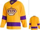 Men's Los Angeles Kings Custom Yellow Adidas Jersey Cheap