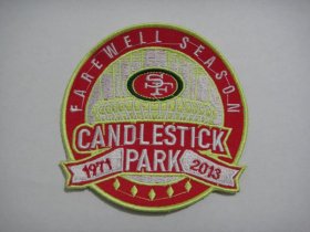 Wholesale Cheap Stitched NFL San Francisco 49ers Candlestick Park Farewell Season Patch