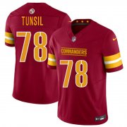 Cheap Men's Washington Commanders #78 Laremy Tunsil Burgundy 2025 F.U.S.E. Vapor Limited Football Stitched Jersey