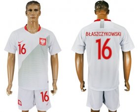 Wholesale Cheap Poland #16 Blaszczykowski Home Soccer Country Jersey