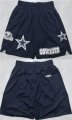 Cheap Men's Dallas Cowboys Navy Shorts (Run Small)