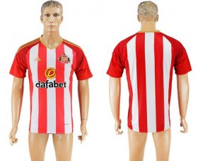 Wholesale Cheap Sunderland Blank Home Soccer Club Jersey