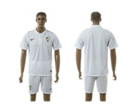 Wholesale Cheap Malaga Blank White Training Soccer Club Jersey