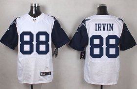 Wholesale Cheap Nike Cowboys #88 Michael Irvin White Men\'s Stitched NFL Elite Rush Jersey