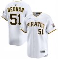 Cheap Men's Pittsburgh Pirates #51 David Bednar White 2025 Home Limited Stitched Baseball Jersey