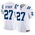 Men's Indianapolis Colts #27 Cam Bynuml White 2025 F.U.S.E. Vapor Limited Football Stitched Jersey Cheap