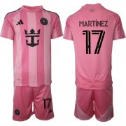 Cheap Men's Inter Miami CF #17 Josef Martinez 25-26 Pink Home Soccer Jersey Suit