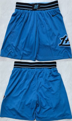 Cheap Men\'s Los Angeles Clippers Blue 2025 Shorts (Run Small)