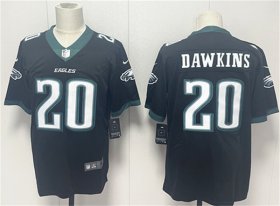Men\'s Philadelphia Eagles #20 Brian Dawkins Black 2024 New Vapor Untouchable Limited Football Stitched Jersey Cheap Wholesale