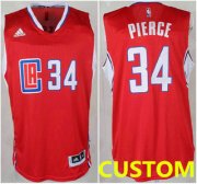 Los Angeles Clippers Custom Revolution 30 Swingman 2015 New Red Jersey Cheap