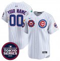 Cheap Youth Chicago Cubs ACTIVE PLAYER Custom White 2025 Tokyo Series Limited Stitched Baseball Jersey