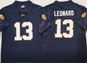 Cheap Men's Notre Dame Fighting Irish #13 Riley Leonard Navy 2025 F.U.S.E. Limited Stitched Jersey