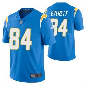 Wholesale Cheap Men\'s Los Angeles Chargers #84 Gerald Everett Blue Vapor Untouchable Limited Stitched Jersey