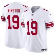 Cheap Men's New York Giants #19 Jameis Winston White 2025 F.U.S.E. Vapor Untouchable Limited Football Stitched Jersey