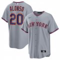 Men's New York Mets #20 Pete Alonso Gray 2025 Limited Stitched Baseball Jersey Cheap