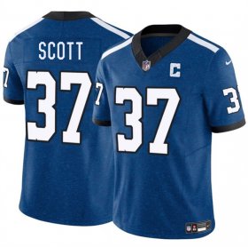 Men\'s Indianapolis Colts #9 Ajou Ajou Blue 2025 Vapor Limited Football Stitched Jersey Cheap