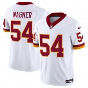 Cheap Men's Washington Commanders #54 Bobby Wagner White 2025 F.U.S.E. Throwback Vapor Limited Football Stitched Jersey