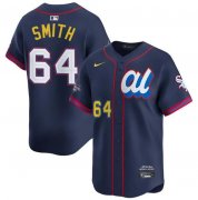 Cheap Men's American League #64 Shane Smith Navy 2025 All-Star Edition Limited Stitched Baseball Jersey