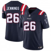 Men's New England Patriots #26 Terrell Jennings Navy 2025 F.U.S.E. Vapor Limited Stitched Jersey Cheap Wholesale