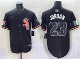 Cheap Men's Chicago White Sox #23 Michael Jordan Black Mexico Limited Stitched Baseball Jersey