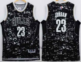 Wholesale Cheap Men\'s Chicago Bulls #23 Michael Jordan Adidas 2015 Urban Luminous Swingman Jersey