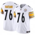 Men's Pittsburgh Steelers #76 Troy Fautanu White F.U.S.E. Vapor Limited Football Stitched Jersey