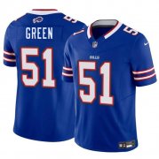 Men's Buffalo Bills #51 Kendrick Green Blue 2025 F.U.S.E. Vapor Untouchable Limited Football Stitched Jersey Cheap