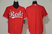 Cheap Men's Cincinnati Reds Custom Red Stitched MLB Cool Base Nike Jersey