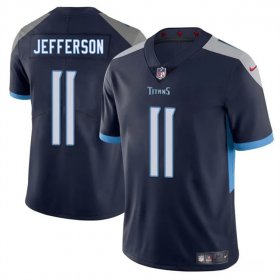 Men\'s Tennessee Titans #11 Van Jefferson Navy 2025 Vapor Untouchable Football Stitched Jersey Cheap